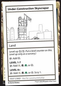 Under-Construction Skyscraper - Mystery Booster 2: Playtest Cards (Special)