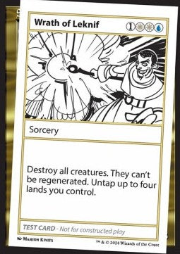 Wrath of Leknif - Mystery Booster 2: Playtest Cards (Special)
