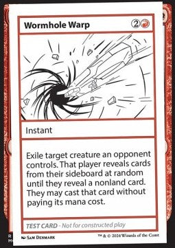 Wormhole Warp - Mystery Booster 2: Playtest Cards (Special)