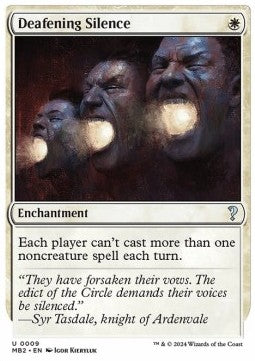 Deafening Silence - Mystery Booster 2 (Uncommon) [MB2-9]
