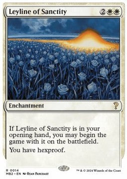 Leyline of Sanctity - Mystery Booster 2 (Rare) [MB2-14]