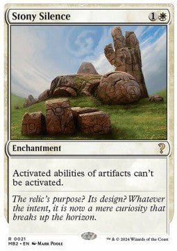 Stony Silence - Mystery Booster 2 (Rare) [MB2-21]