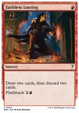 Faithless Looting - Mystery Booster 2 (Common) [MB2-57]