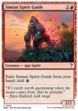 Simian Spirit Guide - Mystery Booster 2 (Common) [MB2-61]