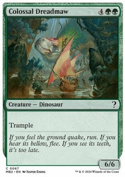 Colossal Dreadmaw - Mystery Booster 2 (Common) [MB2-67]