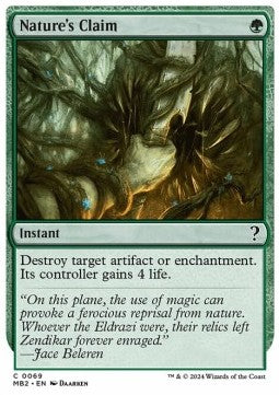Nature's Claim - Mystery Booster 2 (Common) [MB2-69]