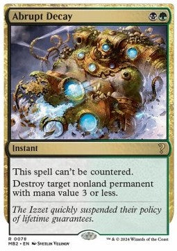 Abrupt Decay - Mystery Booster 2 (Rare) [78]