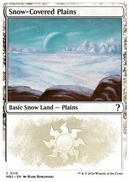 Snow-Covered Plains - Mystery Booster 2 (Land) [MB2-116]