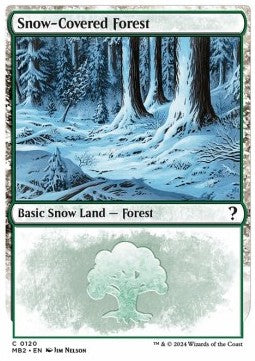 Snow-Covered Forest - Mystery Booster 2 (Land) [MB2-120]