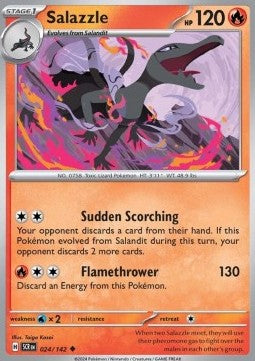 Salazzle - Stellar Crown (Uncommon) [024]