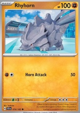Rhyhorn - Stellar Crown (Common) [074]