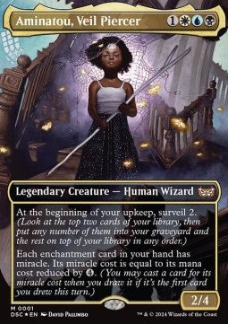 Aminatou, Veil Piercer - Commander: Duskmourn: House of Horror (Mythic) [1]