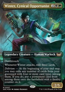 Winter, Cynical Opportunist - Commander: Duskmourn: House of Horror (Mythic) [7]