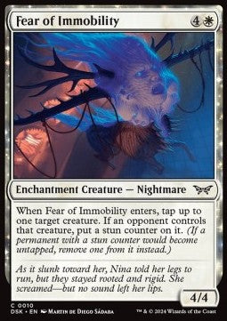 Fear of Immobility - Duskmourn: House of Horror (Common) [10]