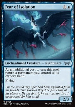 Fear of Isolation - Duskmourn: House of Horror (Uncommon) [58]