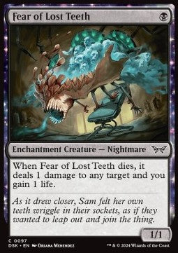 Fear of Lost Teeth - Duskmourn: House of Horror (Common) [97]