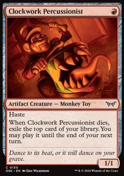 Clockwork Percussionist - Duskmourn: House of Horror (Common) [130]