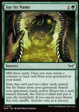 Say Its Name - Duskmourn: House of Horror (Common) [197]