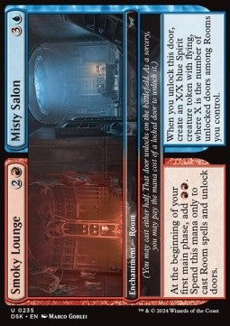 Smoky Lounge // Misty Salon - Duskmourn: House of Horror (Uncommon) [235]