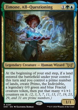 Zimone, All-Questioning - Duskmourn: House of Horror (Rare) [241]