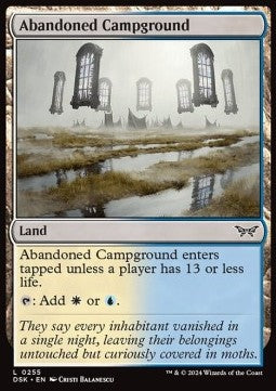 Abandoned Campground - Duskmourn: House of Horror (Common) [255]