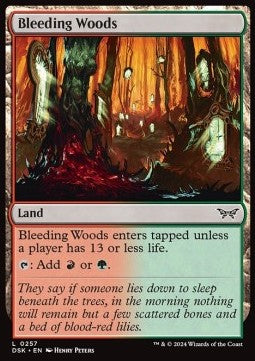 Bleeding Woods - Duskmourn: House of Horror (Common) [257]