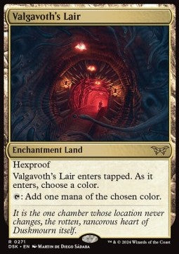 Valgavoth's Lair - Duskmourn: House of Horror (Rare) [DSK-271]