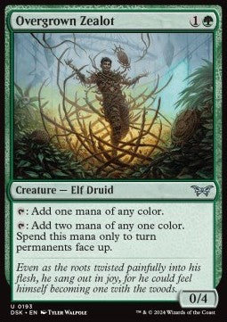 Overgrown Zealot - Duskmourn: House of Horror (Uncommon) [193]