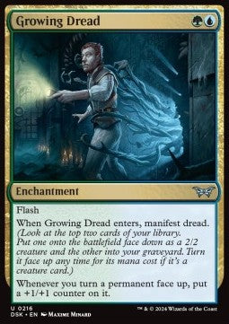 Growing Dread - Duskmourn: House of Horror (Uncommon) [216]
