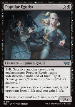 Popular Egotist - Duskmourn: House of Horror (Uncommon) [114]