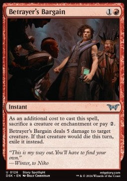 Betrayer's Bargain - Duskmourn: House of Horror (Uncommon) [126]