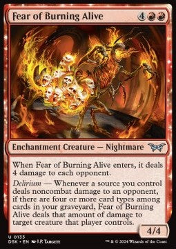 Fear of Burning Alive - Duskmourn: House of Horror (Uncommon) [135]