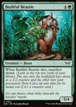 Bashful Beastie - Duskmourn: House of Horror (Common) [169]