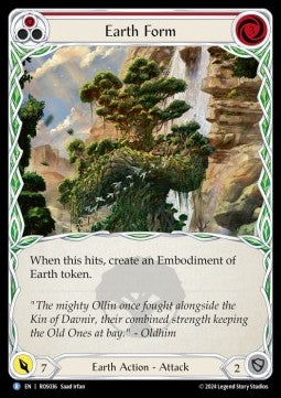 Earth Form (Red) (Regular) - Rosetta (Rare) [036]