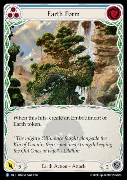 Earth Form (Blue) (Regular) - Rosetta (Rare) [038]