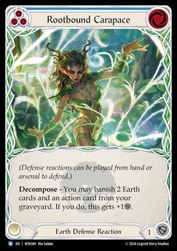 Rootbound Carapace (Blue) (Regular) - Rosetta (Rare) [044]