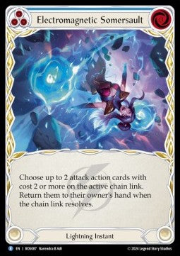 Electromagnetic Somersault (Blue) (Regular) - Rosetta (Rare) [087]