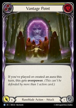 Vantage Point (Yellow) (Rainbow Foil) - Rosetta (Rare) [ROS-125]