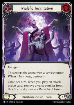 Malefic Incantation (Blue) (Regular) - Rosetta (Rare) [132]