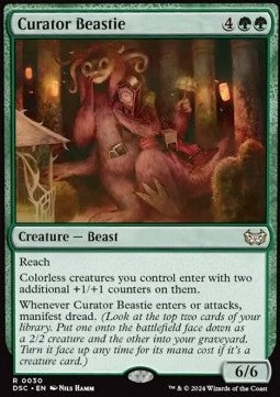 Curator Beastie - Commander: Duskmourn: House of Horror (Rare) [30]