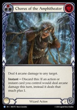 Chorus of the Amphitheater (Red) (Regular) - Rosetta (Rare) [170]