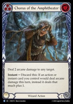 Chorus of the Amphitheater (Blue) (Regular) - Rosetta (Rare) [172]