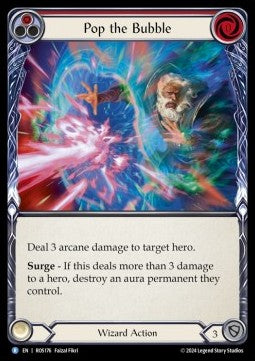 Pop the Bubble (Red) (Regular) - Rosetta (Rare) [176]
