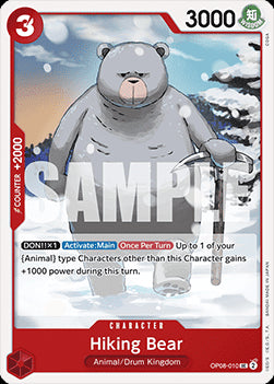 Hiking Bear (OP08-010) - Two Legends (Uncommon) [010]