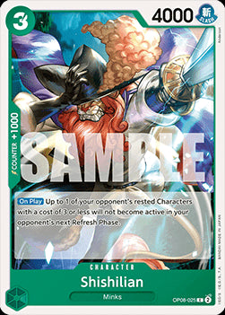 Shishilian (OP08-025) - Two Legends (Common) [025]