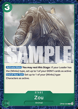 Zou (OP08-039) - Two Legends (Rare) [039]