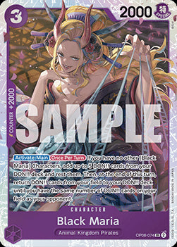 Black Maria (OP08-074) (V.1) - Two Legends (Super Rare) [074]