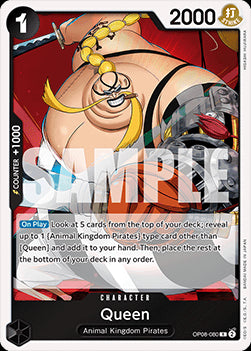 Queen (OP08-080) (V.1) - Two Legends (Rare) [080]