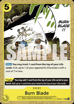 Burn Blade (OP08-117) - Two Legends (Uncommon) [117]