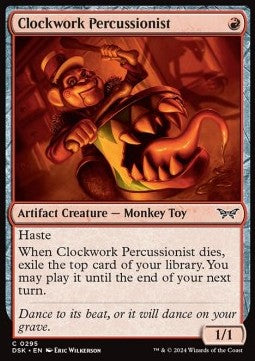 Clockwork Percussionist - Duskmourn: House of Horror: Extras (Common) [295]